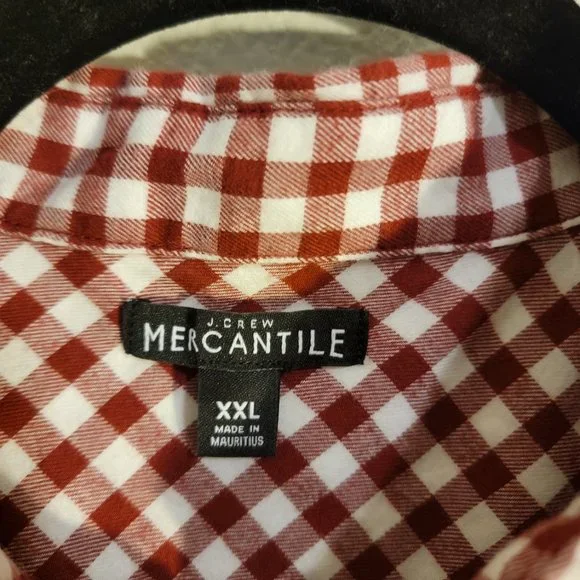 J Crew Mercantile Flannel Button Down Shirt Size XXL - Picture 4 of 4